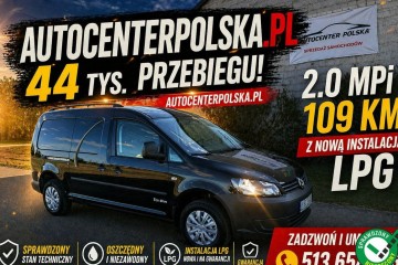 MAXI 2.0 109KM MPI EcoFuel /2014 r /44 ty Przebiegu/Nowa GAZ/ LPG