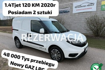 1.4Tjet/120KM /3 osobowy /2020 r/Nowym LPG /przebieg 48 tys km/2XDoblo