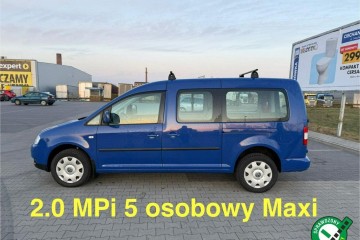 VW Caddy MAXI 2.0MPI LPG Nowy Gaz 5 osobowy
